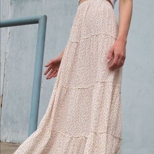 Brandy Melville flower skirt